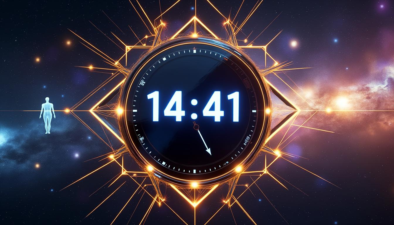 découvrez la signification de l'heure miroir 14h41 et le message spirituel qu'elle vous transmet pour mieux comprendre les signes de l'univers.