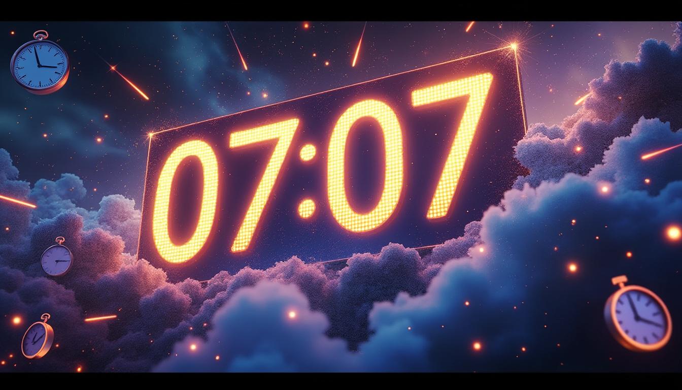 découvrez la signification de voir 07h07 et pourquoi ce phénomène mérite votre attention pour interpréter ses messages cachés.