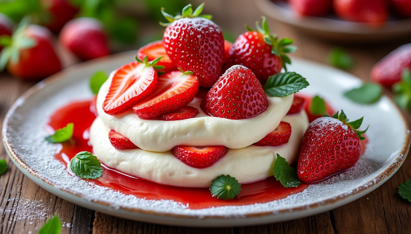 découvrez notre recette facile et gourmande de dessert aux fraises et mascarpone, parfaite pour régaler vos convives avec douceur et fraîcheur.