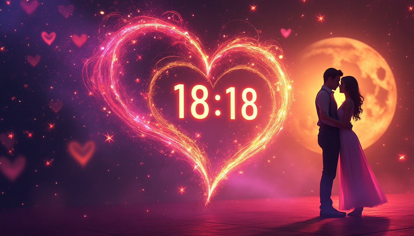 découvrez la signification de l'heure miroir 18h18 en amour et ce qu'elle révèle sur vos sentiments, votre relation et vos messages de l'univers.